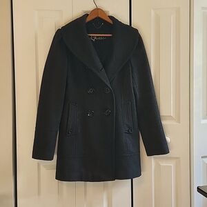 Women's Guess Wool Double Breasted Button Coat Size L